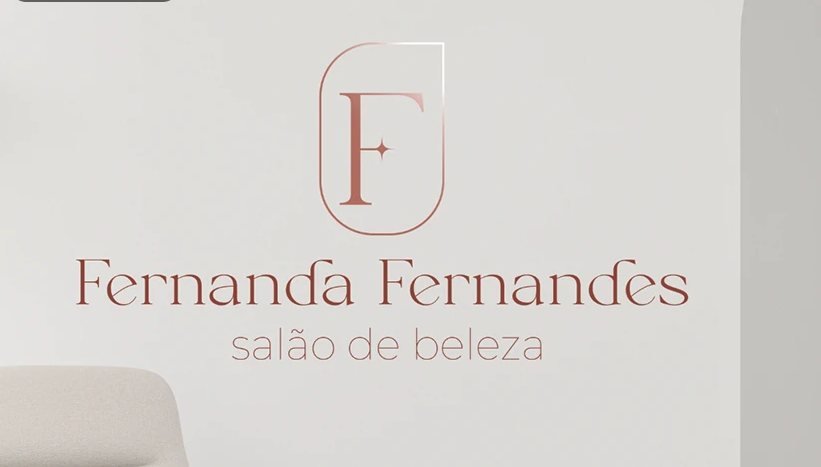 Identidade visual do salão Fernanda Fernandes